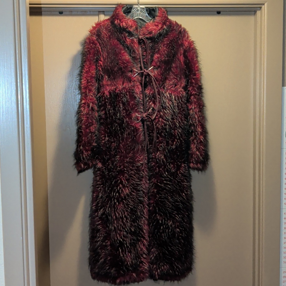 1999 Vintage Lip Service Faux Fur Coat